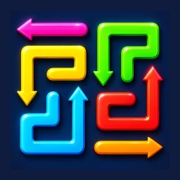 Ícone de Neon Arrows: Logic Puzzle